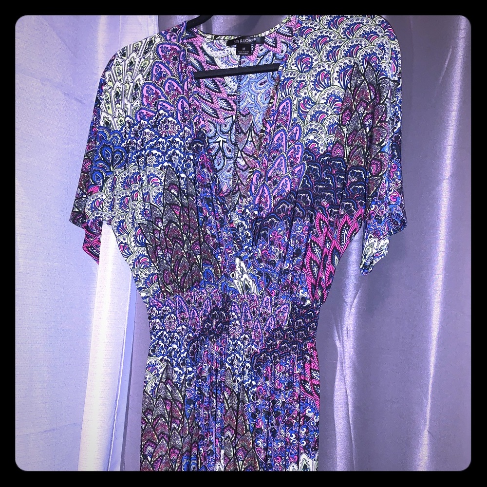 5th & Love Paisley Long Pants Jumpsuit
